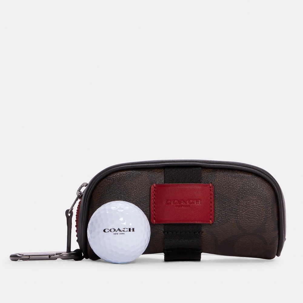 NWT Coach Golf Kit in Colorblock Signature Canvas